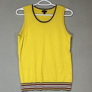 Talbots‎ Top Womens Small Yellow Preppy Work Travel Secretary Mature